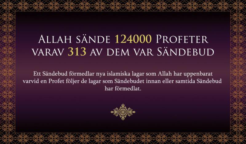 Profeternas antal i Islam
