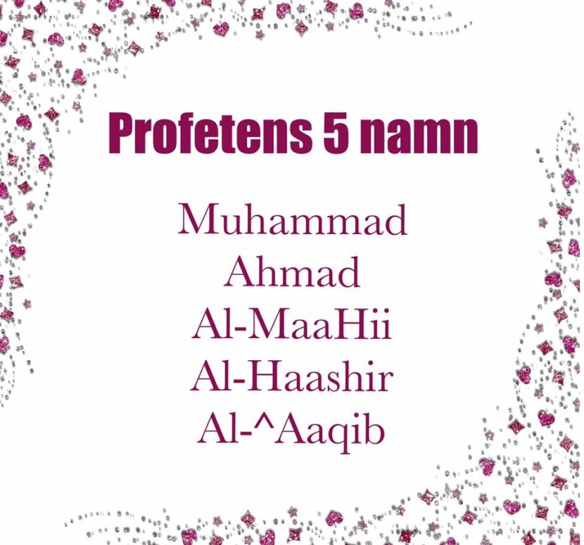 profetens namn